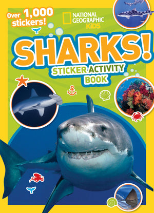 National Geographic Kids Sharks Sticker Activity Book: Over 1,000 Stickers! (NG Sticker Activity Books),New