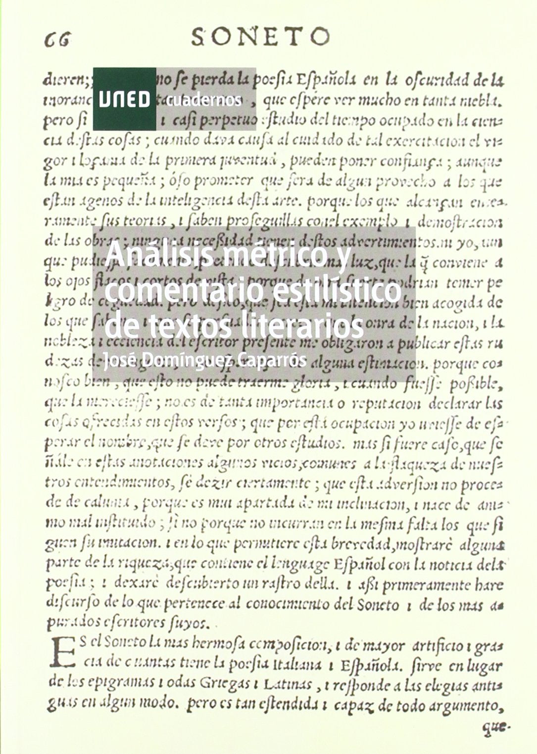 Anlisis mtrico y comentario estilstico de textos literarios,Used