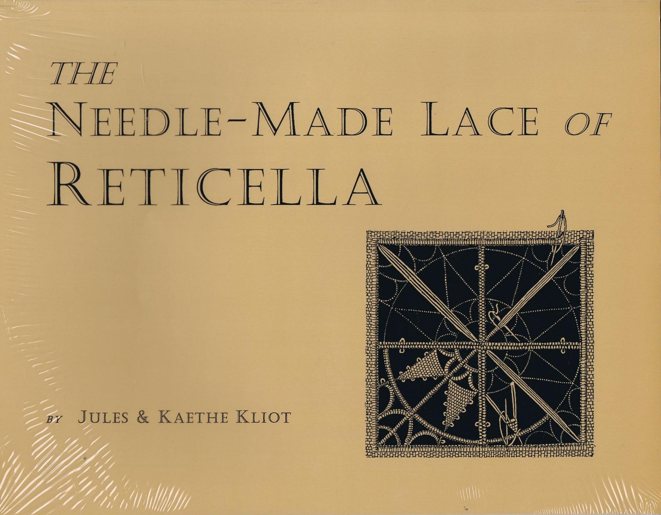 The needle made lace of reticella,Used