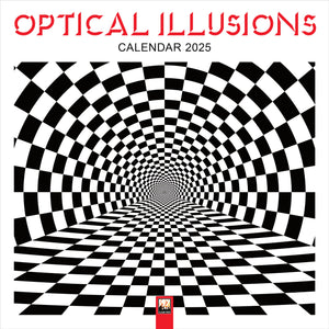 Optical Illusions Wall Calendar 2025 (Art Calendar),New