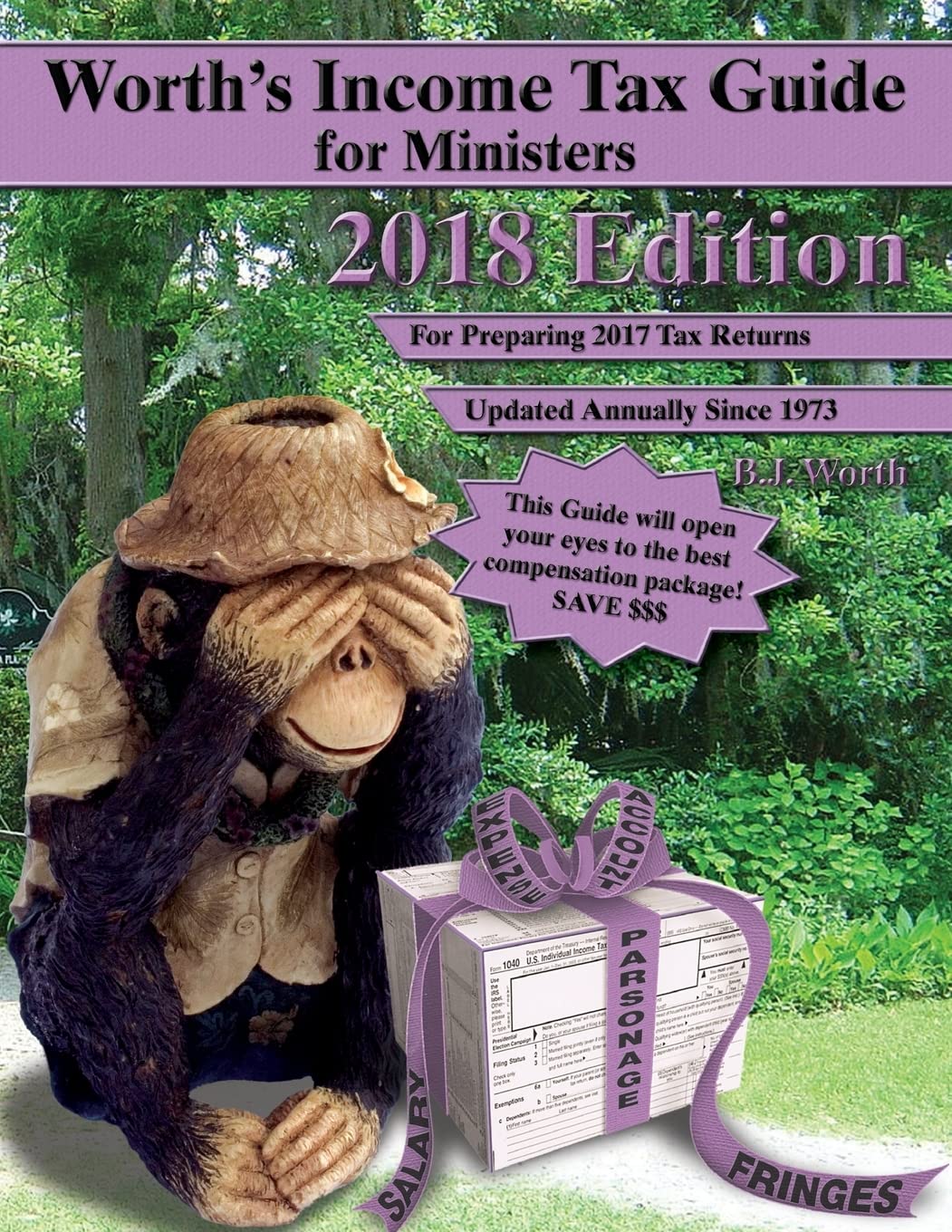 Worth's Income Guide for Ministers: 2018 Edition: For Preparing 2017 Tax Returns (Worth's Income Tax Guide for Ministers),Used