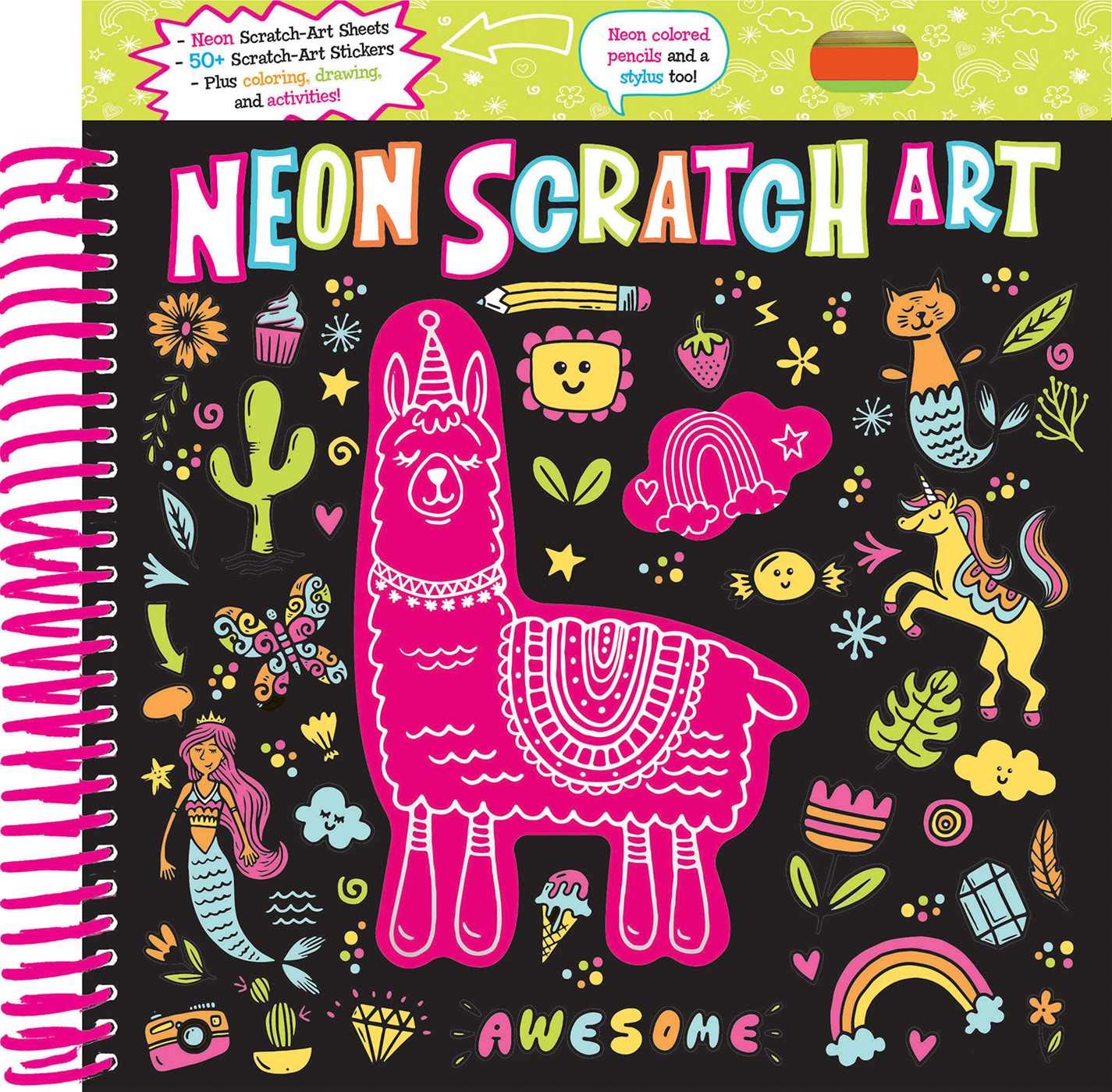 Neon Scratch Art (Creativity Corner),New