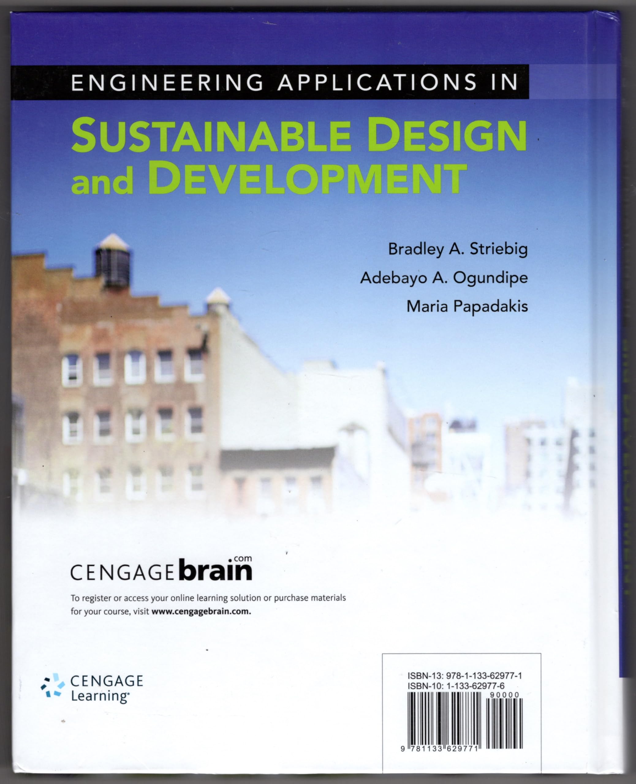 Engineering Applications in Sustainable Design and Development,Used