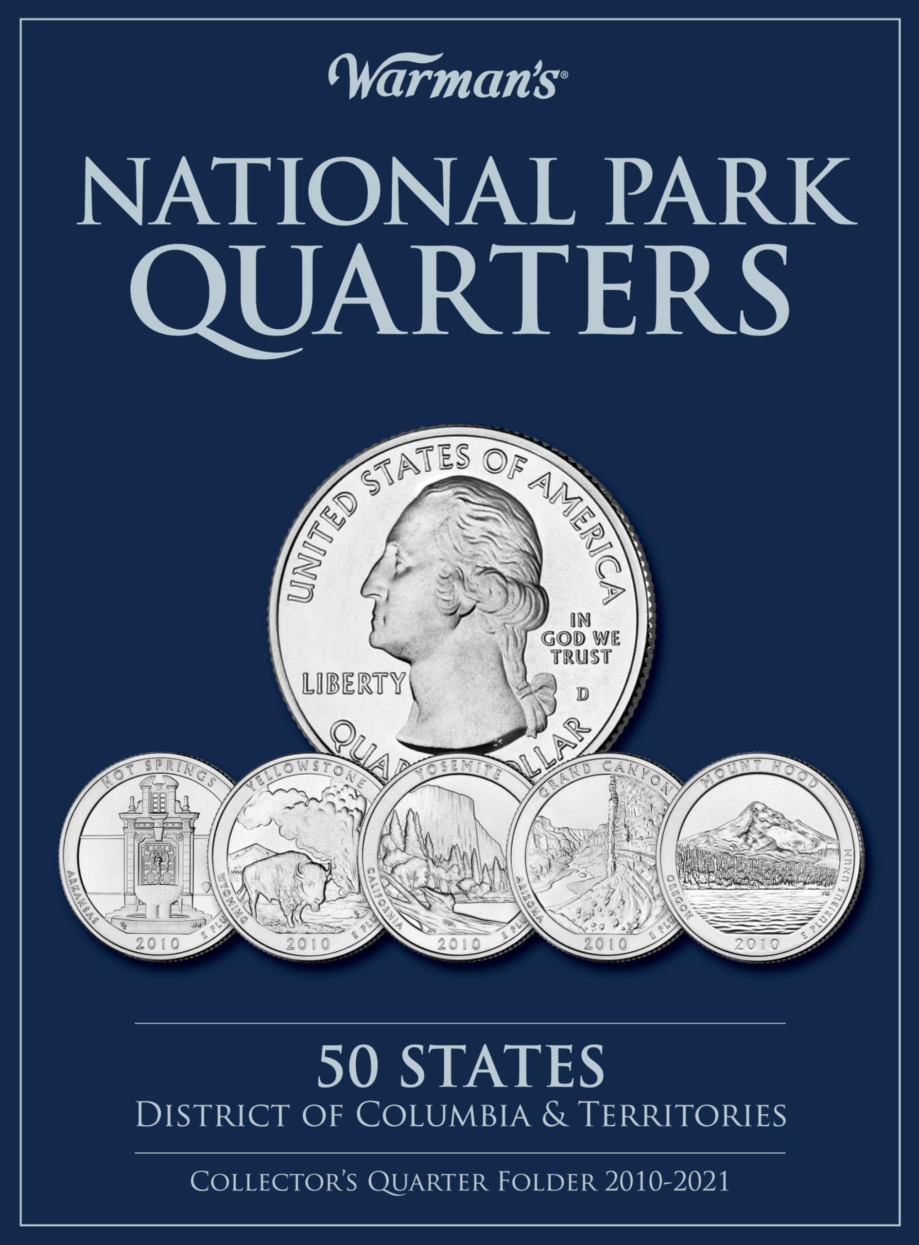 National Park Quarters: 50 States + District Of Columbia & Territories: Collector'S Quarters Folder 2010 2021 (Warman'S Collect,Used