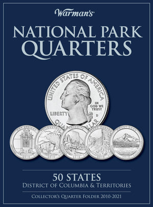 National Park Quarters: 50 States + District Of Columbia & Territories: Collector'S Quarters Folder 2010 2021 (Warman'S Collect,Used