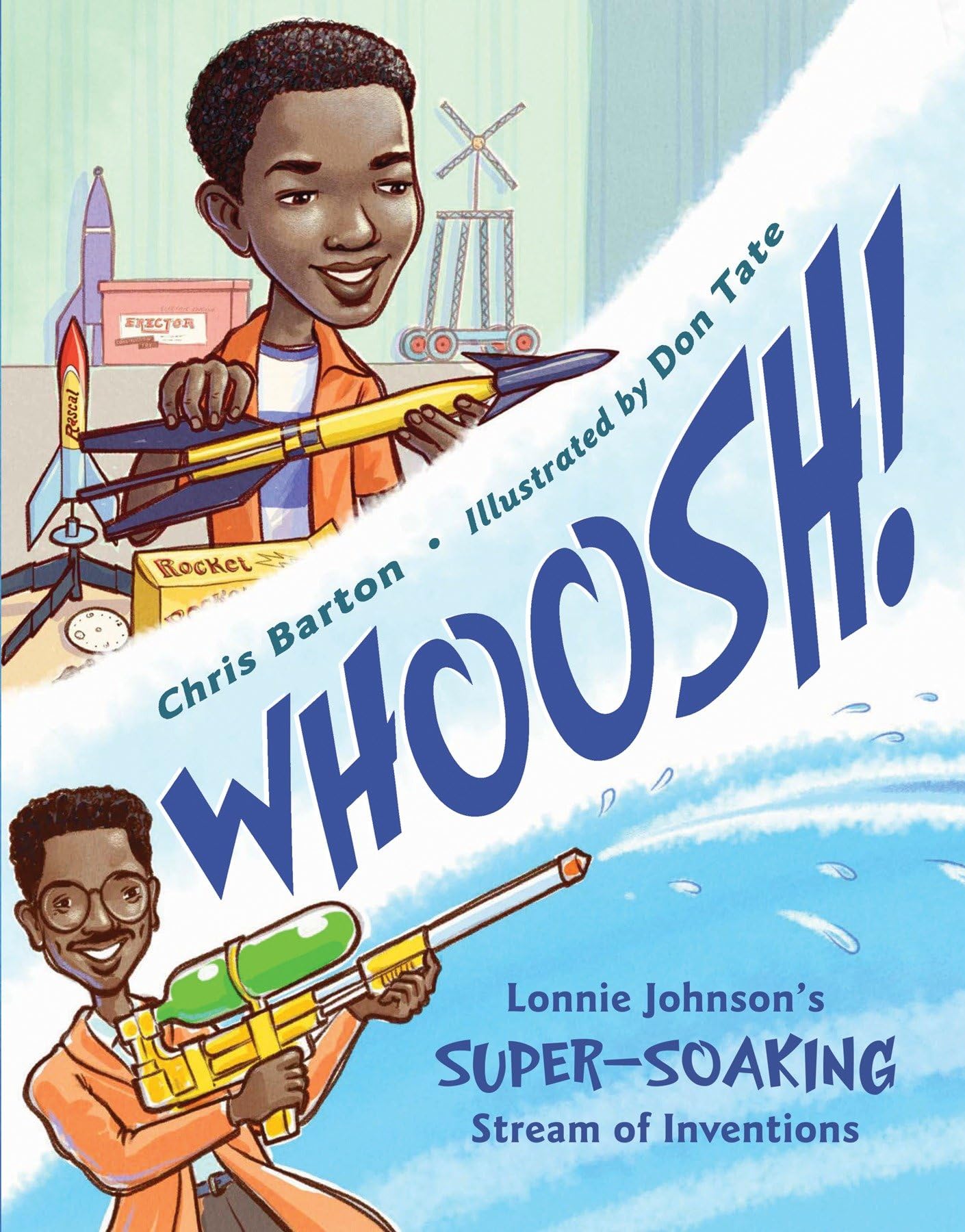 Whoosh!: Lonnie Johnson's SuperSoaking Stream of Inventions,Used