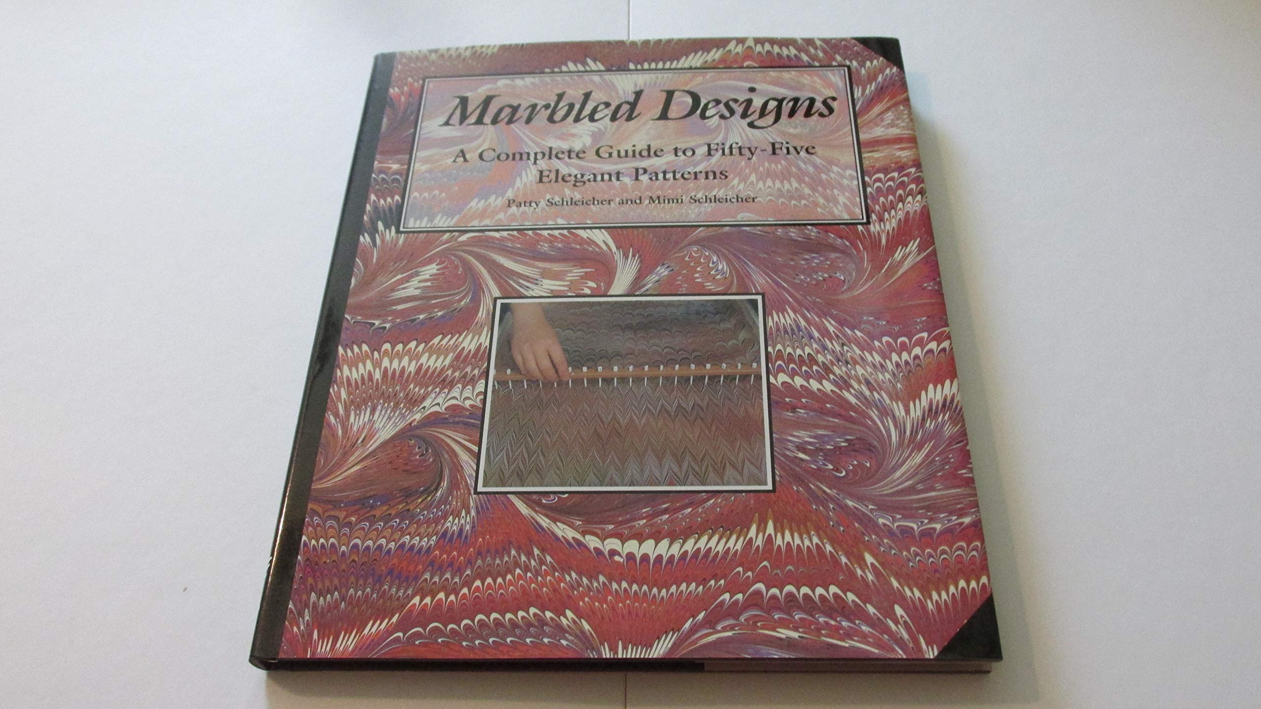 Marbled Designs: A Complete Guide to FiftyFive Elegant Patterns,Used