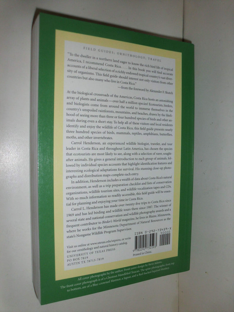 Field Guide to the Wildlife of Costa Rica,Used