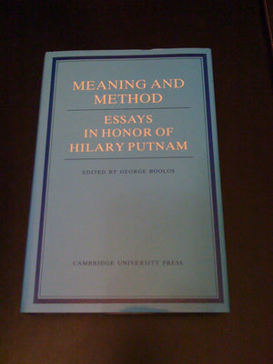 Meaning and Method: Essays in Honor of Hilary Putnam,Used
