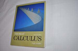 Thomas' Calculus: Single Variable,Used