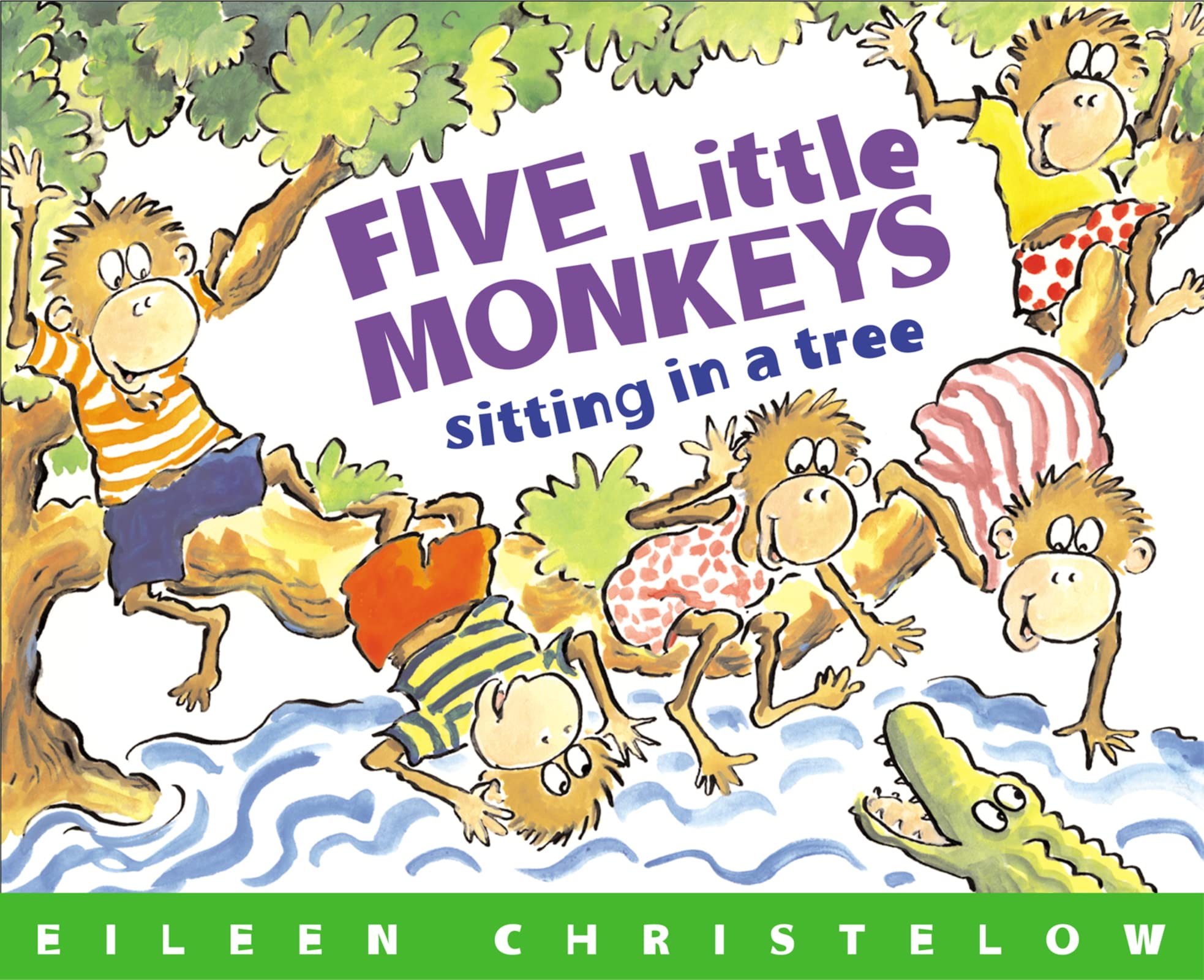 Five Little Monkeys Sitting in a Tree (A Five Little Monkeys Story),Used