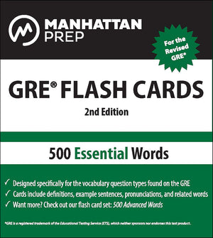 Manhattan Prep GRE: 500 Essential Words (Manhattan Prep GRE Strategy Guides),New
