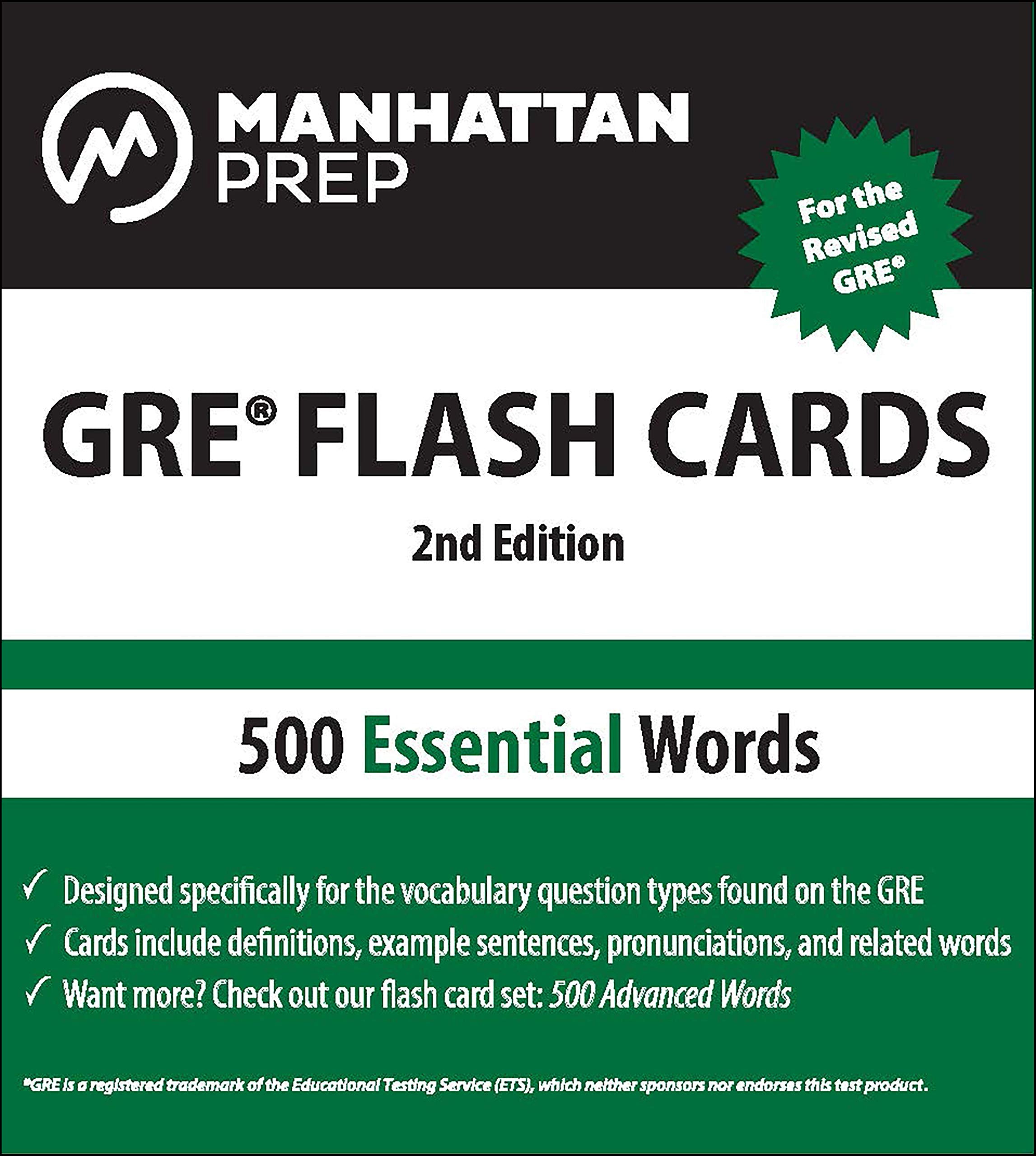 Manhattan Prep GRE: 500 Essential Words (Manhattan Prep GRE Strategy Guides),Used