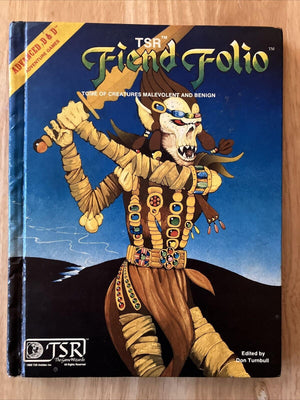 Fiend Folio: Tome Of Creatures Malevolent And Benign: (Advanced Dungeons And Dragons),Used