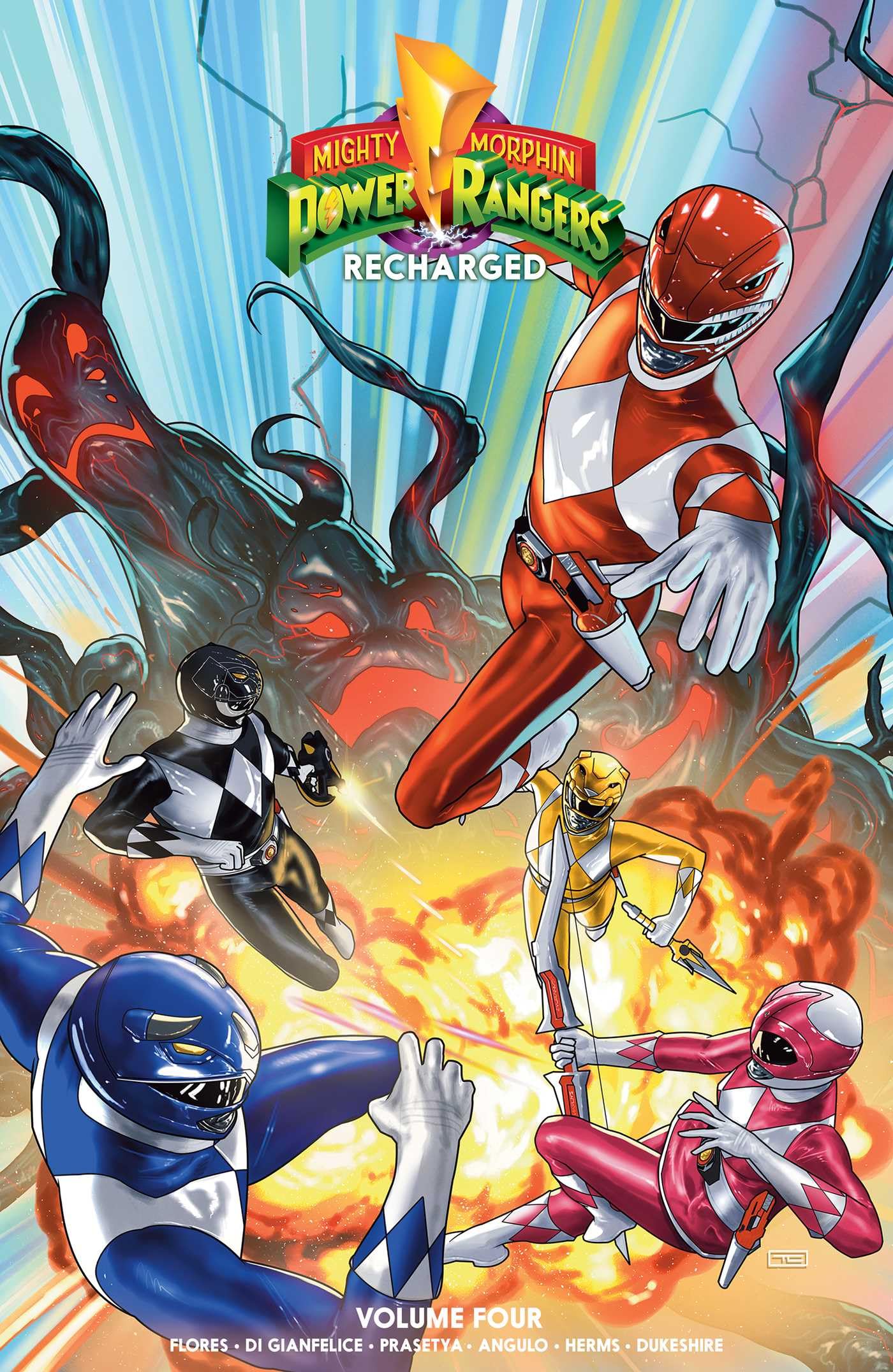 Mighty Morphin Power Rangers: Recharged Vol. 4 (Mighty Morphin Power Rangers, 4),Used