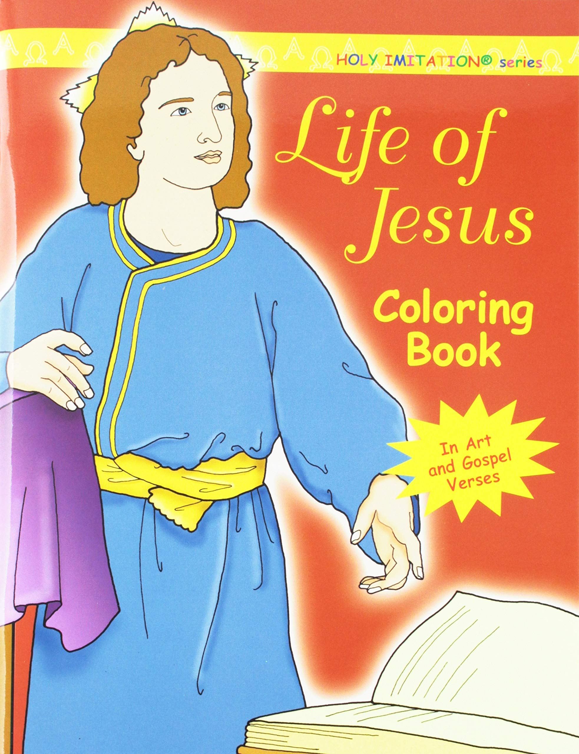 Life of Jesus: Coloring Book,Used
