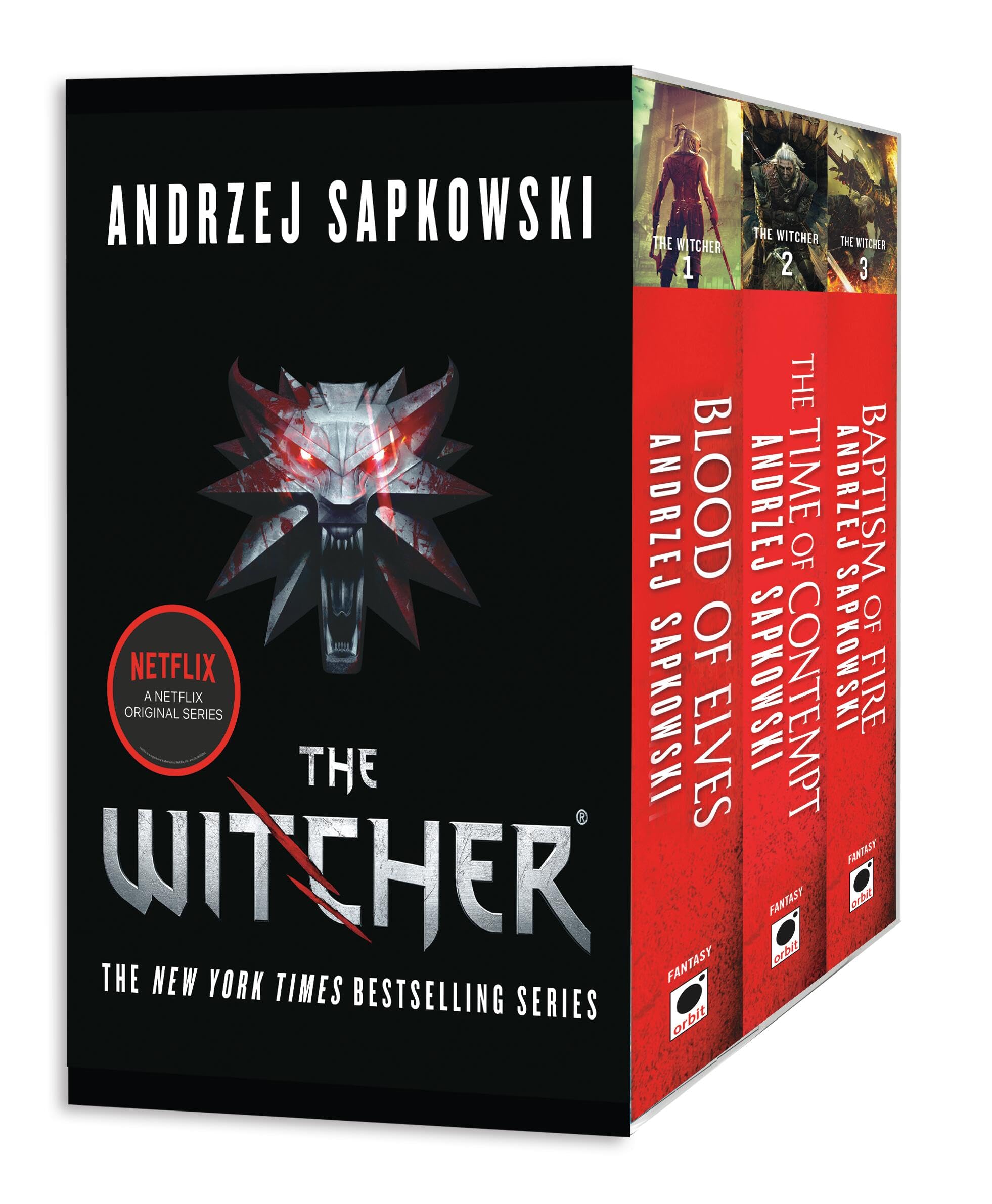 The Witcher Boxed Set: Blood of Elves, The Time of Contempt, Baptism of Fire (Witcher, 13),Used