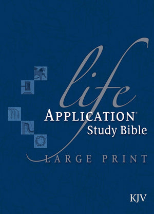 Kjv Life Application Study Bible, Second Edition, Large Print (Red Letter, Hardcover),Used