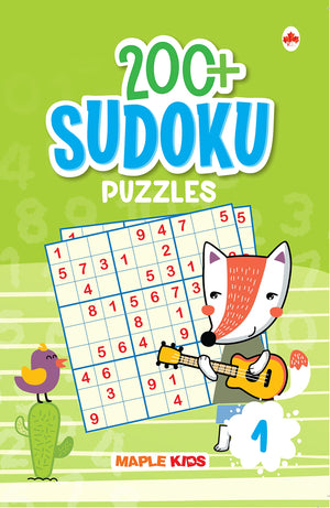 Sudoku Puzzles - Book 1 - Brain Activity Book - 200+ Activities - Brain Booster Games - Puzzle Activity Book For Children - Age 4+ - Brain Teaser Exercises