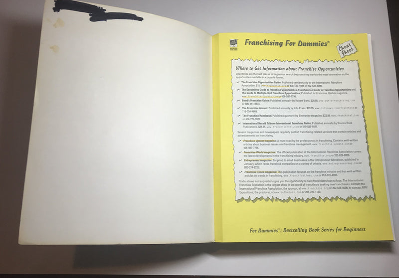 Franchising For Dummies,New