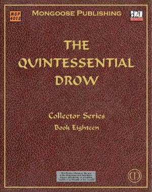 The Quintessential Drow (Dungeons & Dragons d20 3.0 Fantasy Roleplaying),Used
