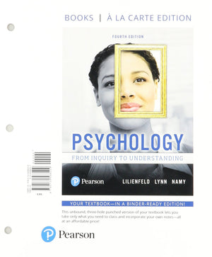 Psychology: From Inquiry To Understanding  Print Offer [Looseleaf] (4Th Edition),New