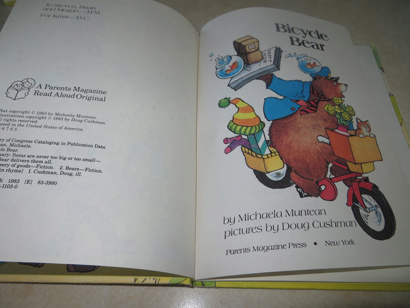 Bicycle Bear (A Parents magazine read aloud and easy reading program original),Used