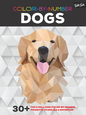 Colorbynumber: Dogs: 30+ Fun & Relaxing Colorbynumber Projects To Engage & Entertain