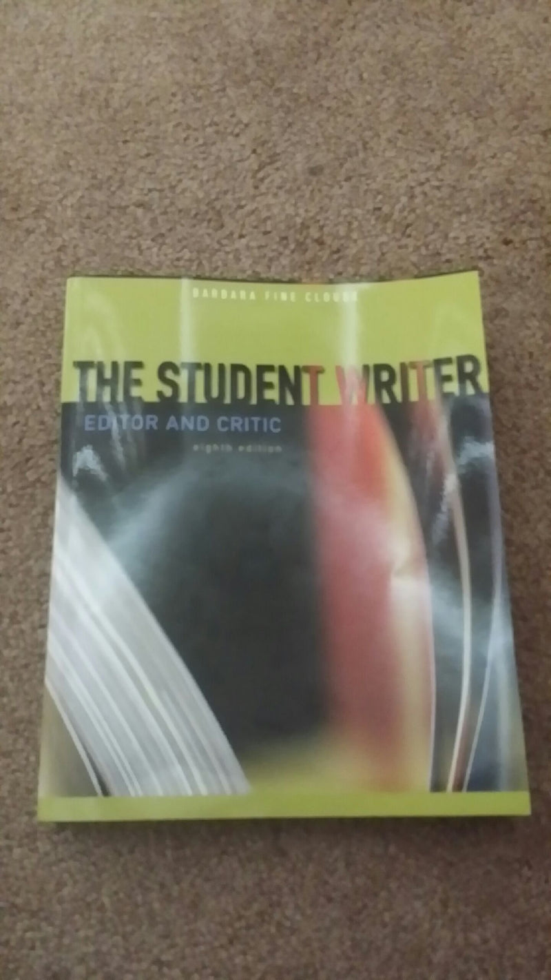 The Student Writer: Editor And Critic,Used