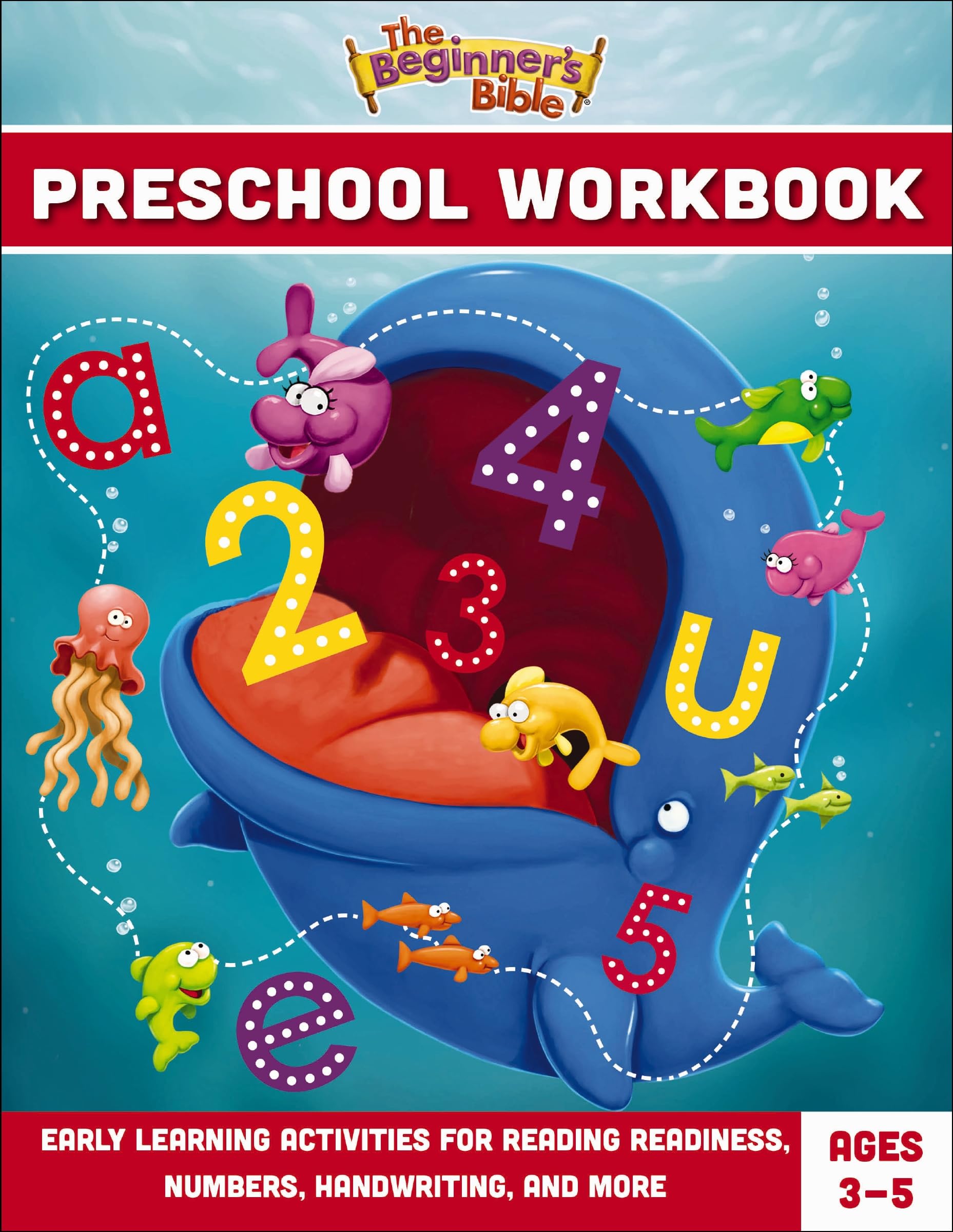 The Beginner's Bible Preschool Workbook: Early Learning Activities for Reading Readiness, Numbers, Handwriting, and More,Used