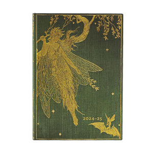 2025 Olive Fairy Midi Horizontal Softcover 18Month, 224Pg, 80Gsm, 2025 Flexi Planner (18Month) By Paperblanks (LangS Fairy B