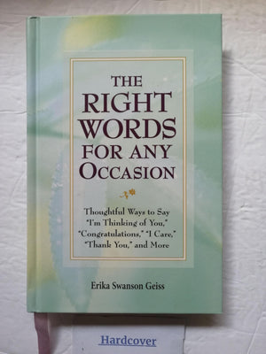 The Right Words for Any Occasion,Used