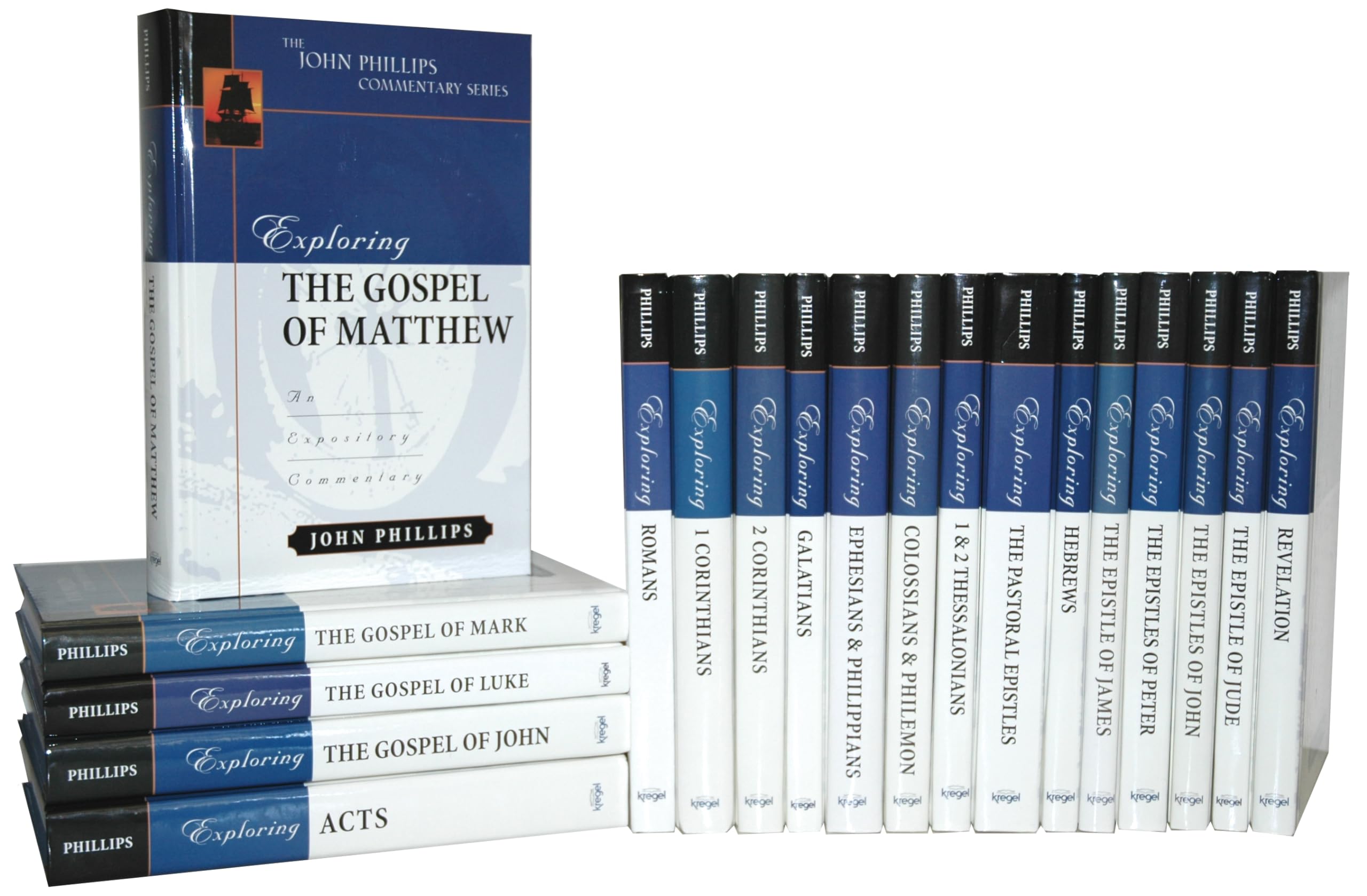 The John Phillips New Testament Commentary, 19 Volumes (John Phillips Commentary),Used