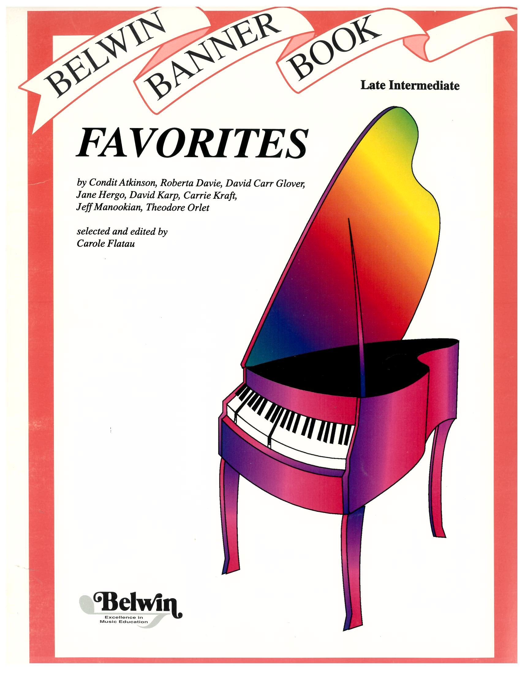 Belwin Banner Book Favorites (Belwin Banner Series),Used