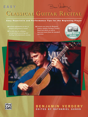 Easy Classical Guitar Recital (Book And Cd)-used