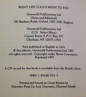 What Life Could Mean to You,Used
