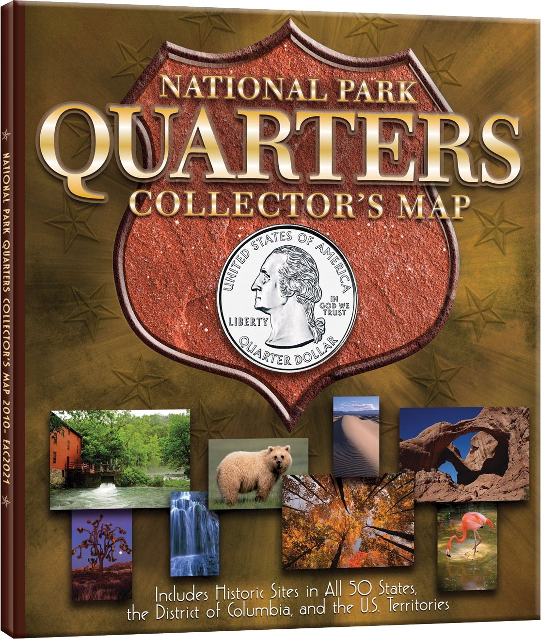 National Park Quarter Archive Map,Used