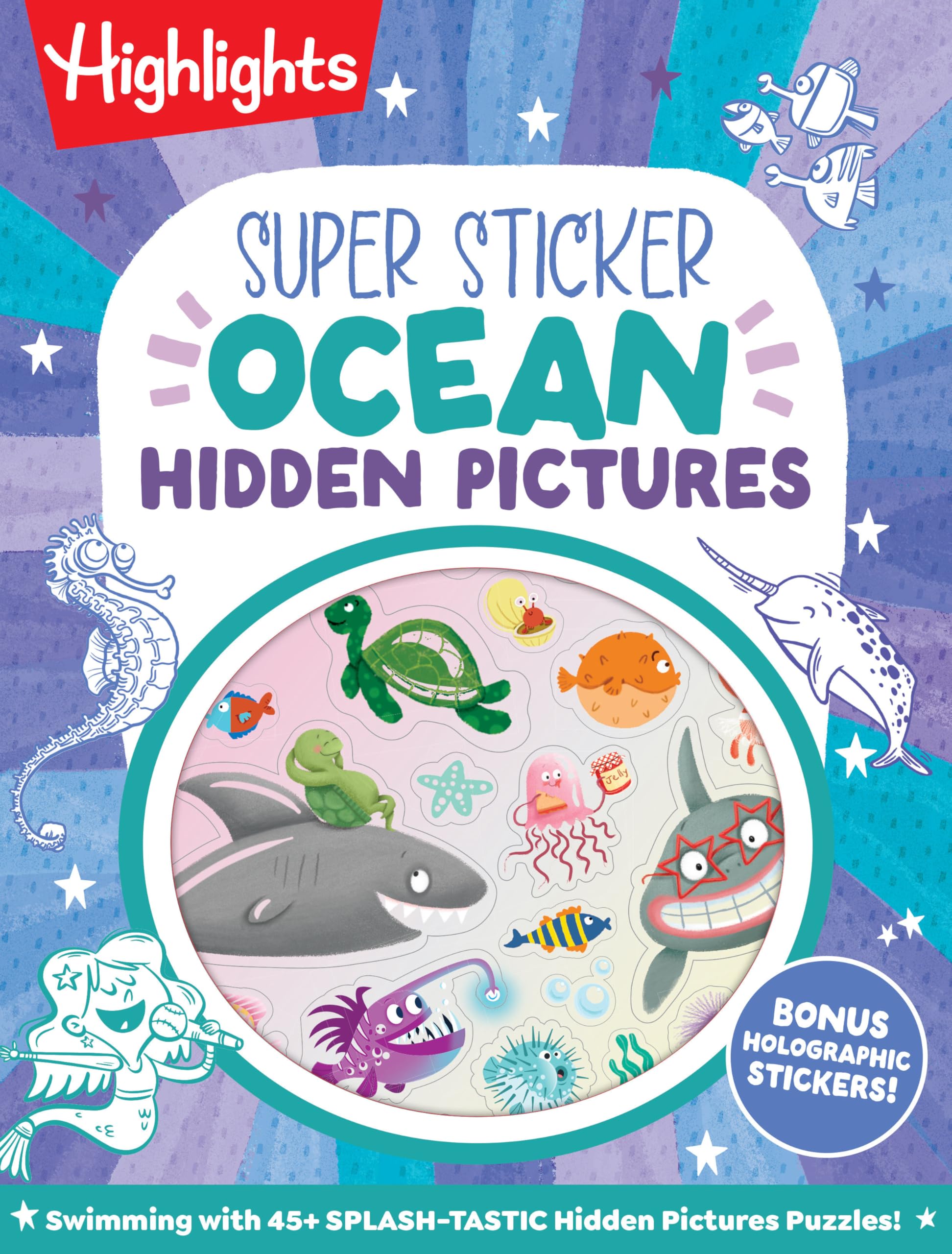 Super Sticker Ocean Hidden Pictures (Hidden Pictures Sticker Books)