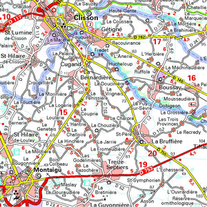 Michelin Map France: Loire Valley 517 (Maps/Regional (Michelin)) (English and French Edition),Used