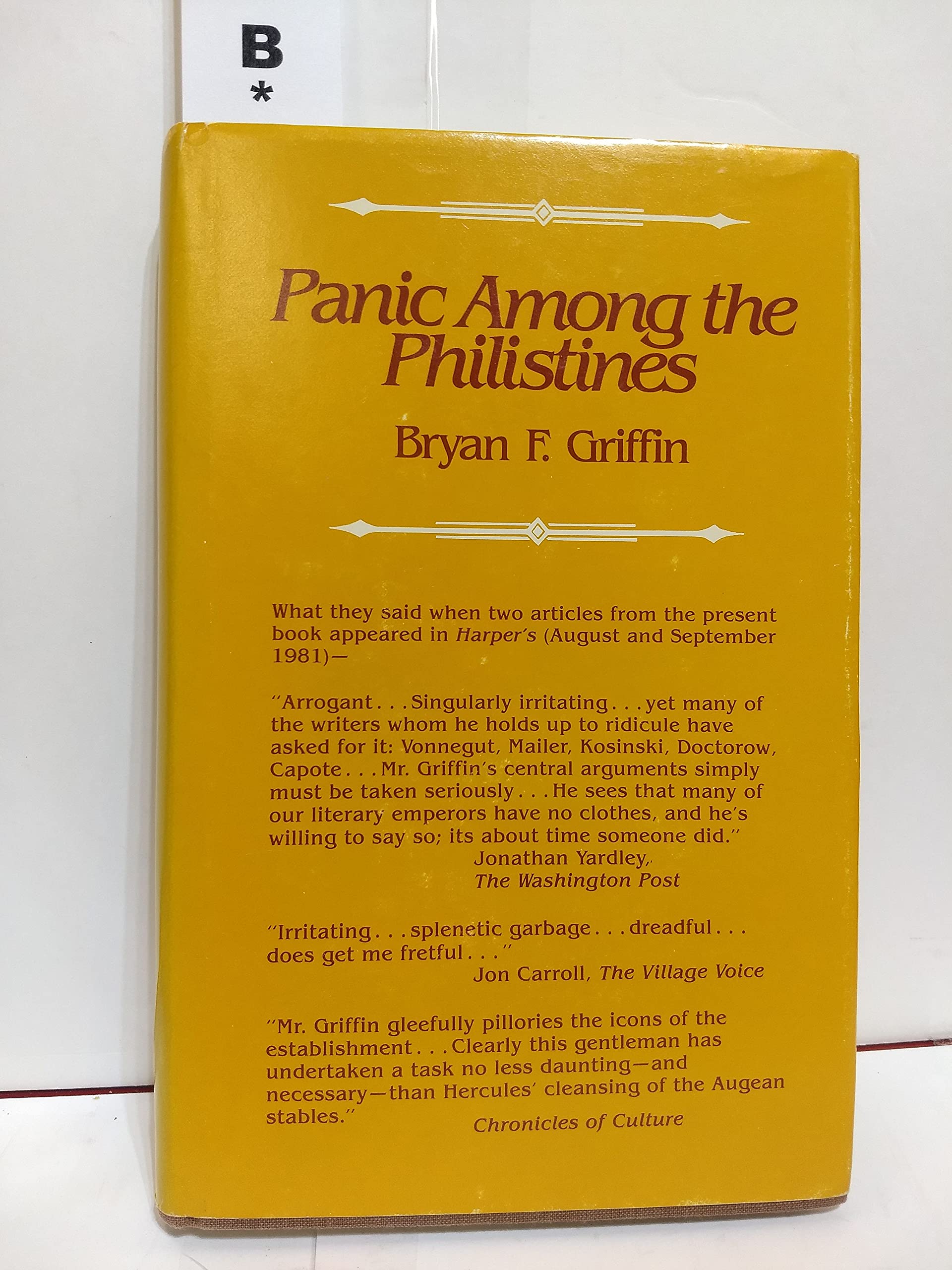 Panic Among The Philistines-used