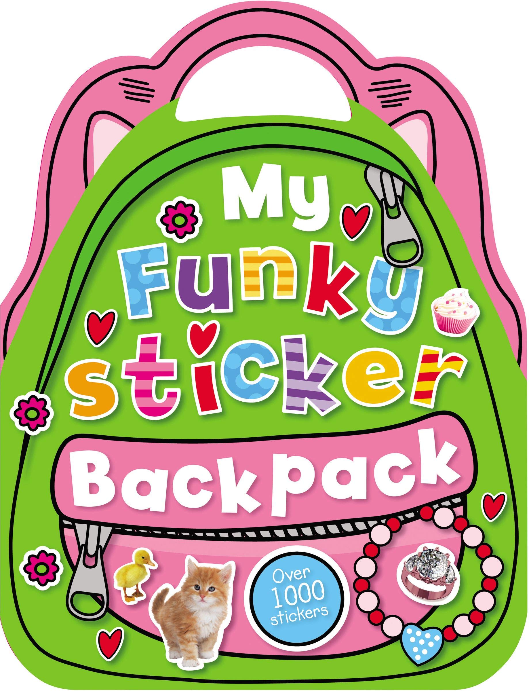 My Funky Sticker Backpack,Used
