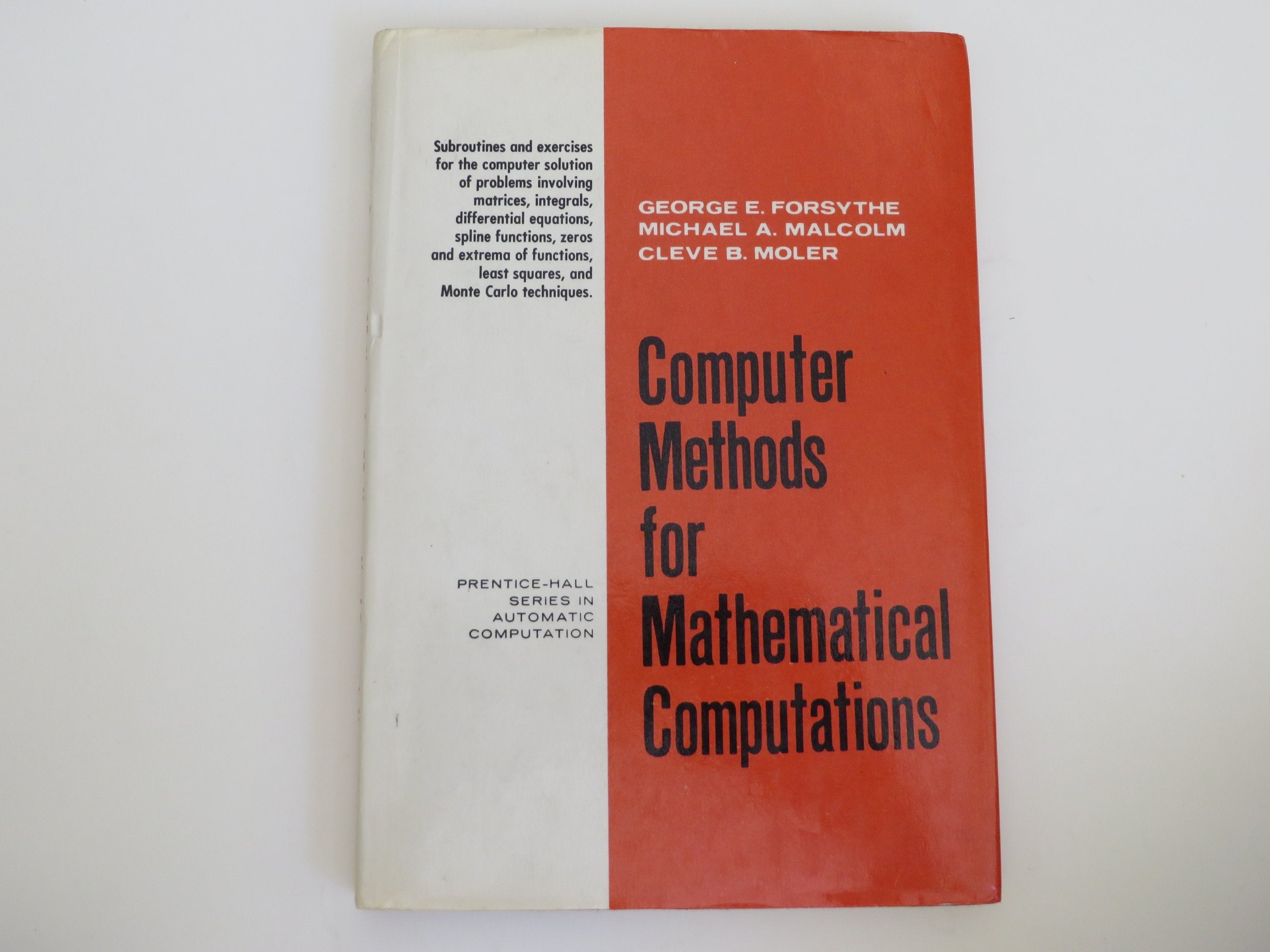 Computer Methods for Mathematical Computations,Used