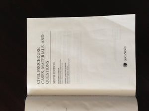 Civil Procedure: Cases, Materials, and Questions,New