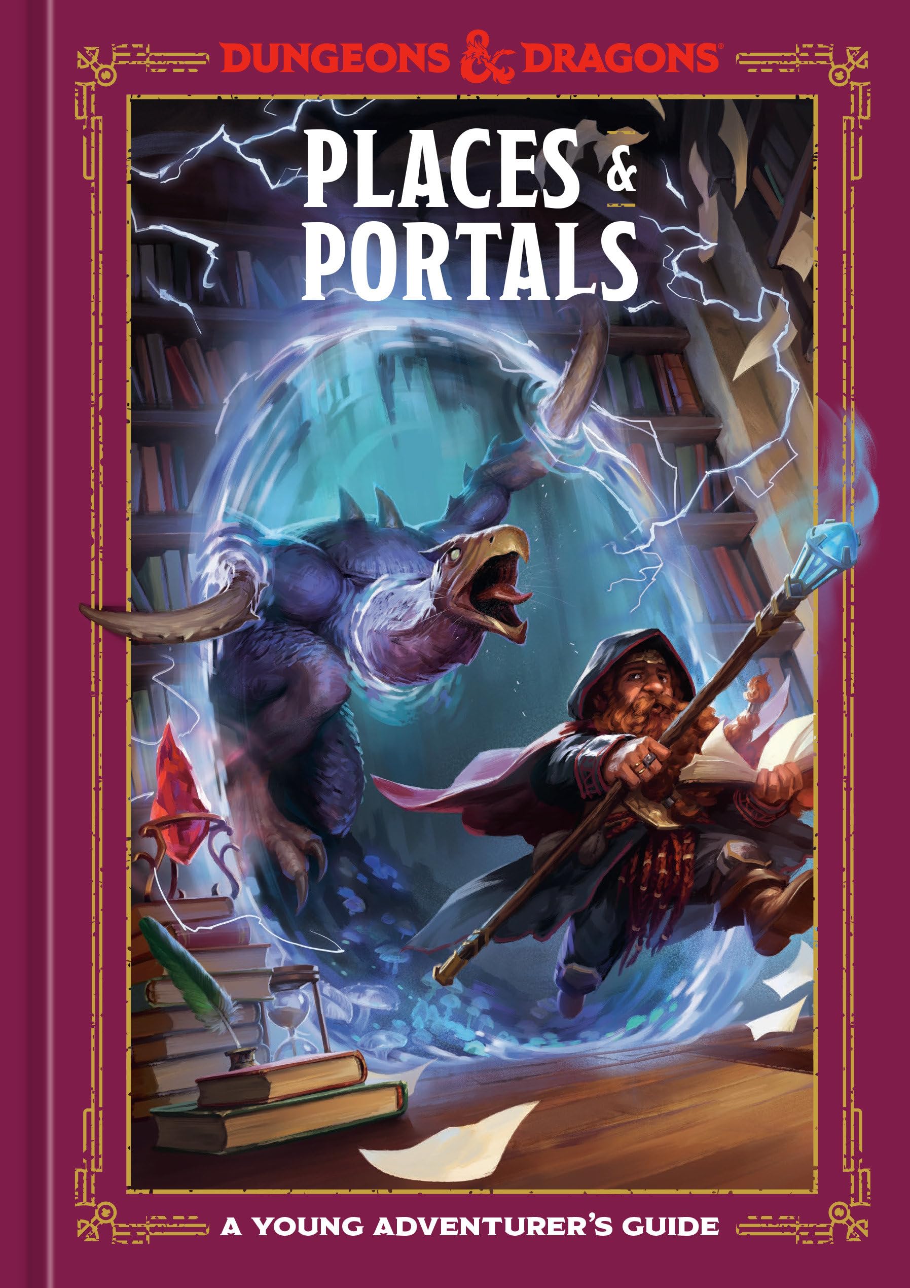Places & Portals (Dungeons & Dragons): A Young Adventurer's Guide (Dungeons & Dragons Young Adventurer's Guides),New
