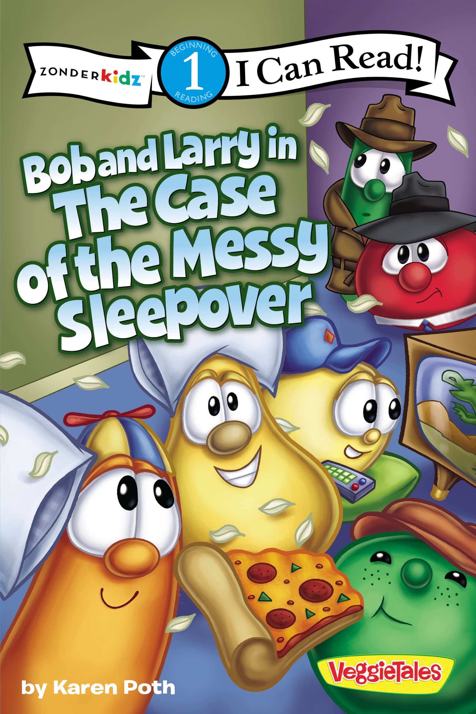 Bob and Larry in the Case of the Messy Sleepover: Level 1 (I Can Read! / Big Idea Books / VeggieTales),Used