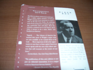 Black Boy (The Restored Text Established By The Library Of America) (Perennial Classics),New