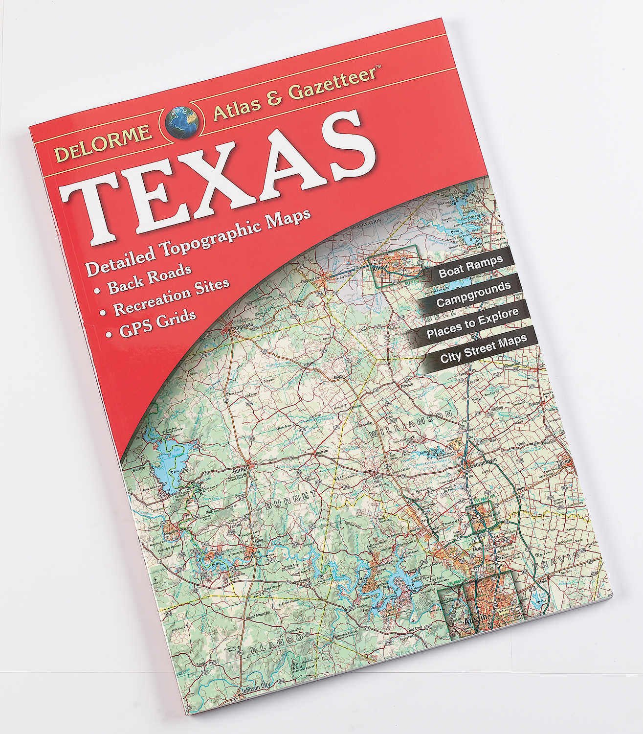 Texas Atlas & Gazetteer (Delorme Atlas & Gazetteer),Used