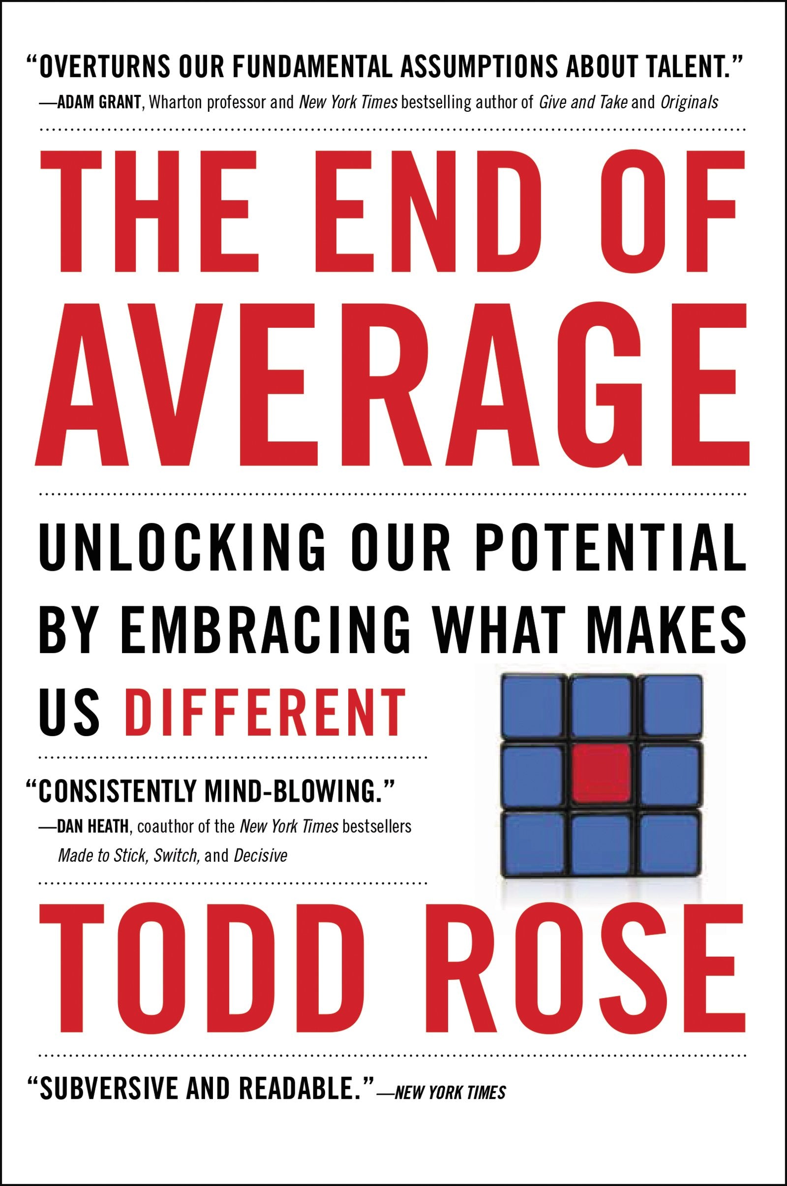 The End of Average: Unlocking Our Potential by Embracing What Makes Us Different,Used