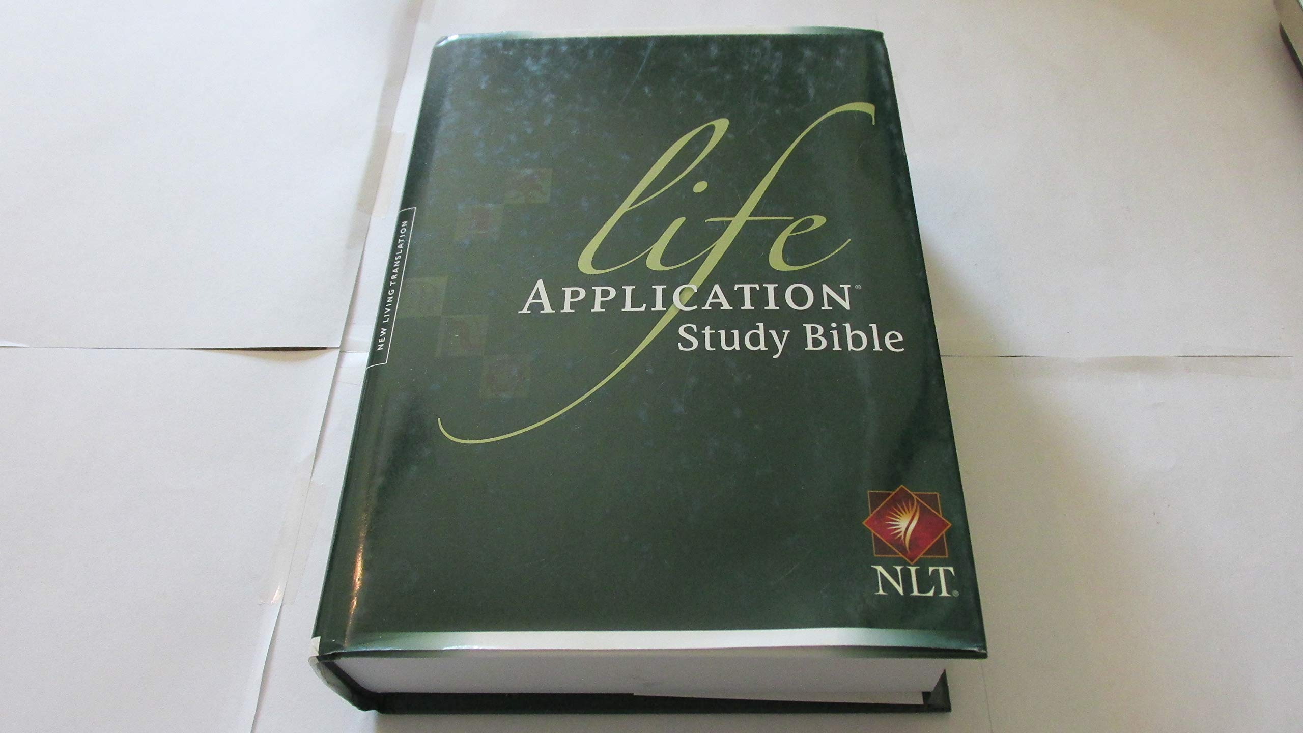 NLT Life Application Study Bible, Second Edition (Red Letter, Hardcover),Used