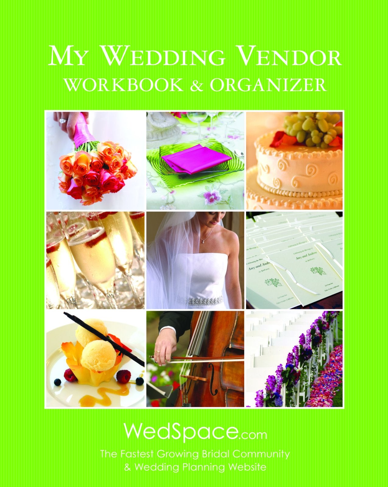 My Wedding Vendor Workbook & Organizer,Used
